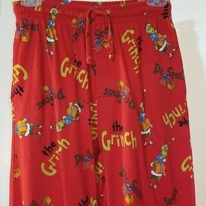 Dr. Suess The Grinch Cotton Pajama Pants Small